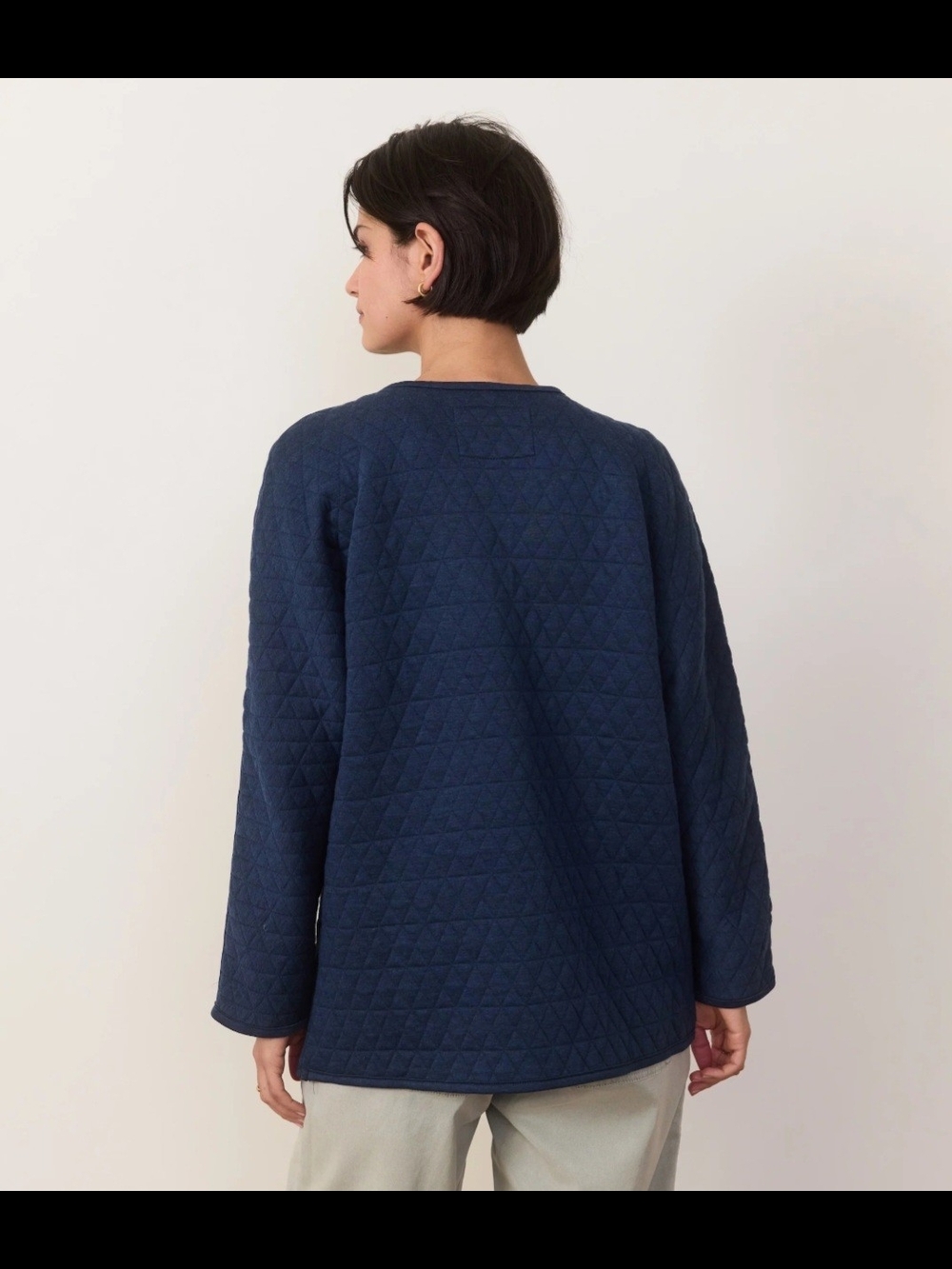 Marine Layer Corbet Quilted Liner Jacket Navy Size Small - Picture 4 of 7